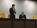 O Presidente do CDEMP, Dr. André Mauro Lacerda Azevedo, e o Presidente da Unidade Nacional de Capacitação do Ministério Público, Dr. Esdras Dantas.