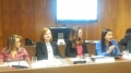 Da esquerda para a direita: Dra. Patrícia Rêgo (Coordenadora do CEAF-AC),  Dra. Deluse Florentino (Diretora do CEAF-PE), Dra. Patrícia Pimentel Chambers (CEAF-RJ) e Dra. Ana Paula Nery (Diretora da ESMP-GO)